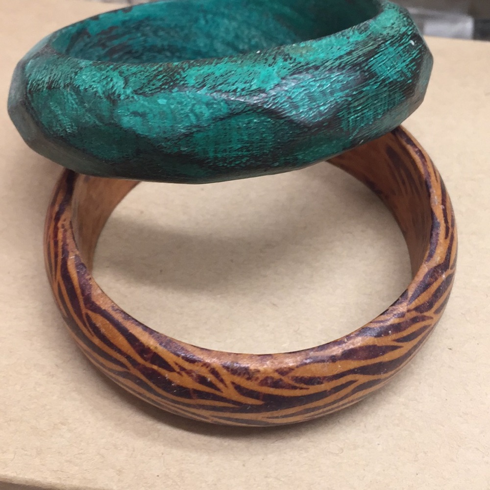 Wood bangles